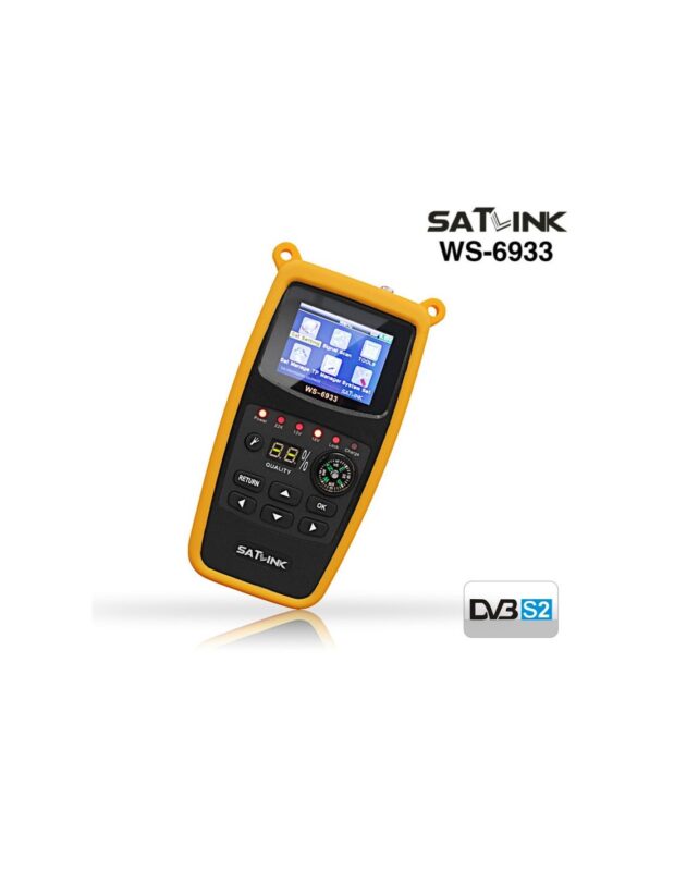 Satlink WS-6933 DVB-S2 FTA CKU Band Digital Satellite Finder Medidor